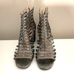 Karl Lagerfeld Paris Leather Gladiator Sandals